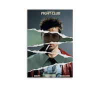 WeiTol Classic Movie Poster Fight Club Cover Poster Decorative Painting Canvas Wall Posters And Art Picture Print Modern Family Bedroom Decor Posters 12x18inch(30x45cm)