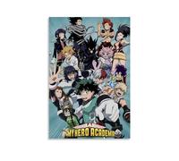 WeiTol My Hero Academia Classic Anime Art Canvas Wall Poster - 08x12inch (20x30cm) - Modern Family Bedroom Decor