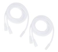 Weiwei Vacuum Therapy Machine Accessories, 2 PCS Silicone Y-Type Hoses Tubing for Large Cups，Clear Silicone Vacuum Tube for 210ml 180ML 160ML 150ML Suction Cups