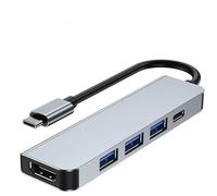 weiweitek 5/7/8/11-in-1 USB C Hub, 87W PD Charging, 4K HDMI, 3 USB 2.0, USB 3.0, VGA, Ethernet, SD/TF, Audio Port (5 in 1)