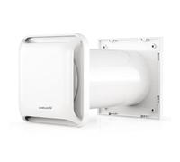 Weiworld 100 mm Passive Air Inlet, Through Wall Vent Kit with Filter | Adjustable airflow · Telescopic duct · ABS louvred cover · No electricity required