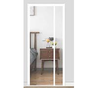 WEIWU Fly Screen Door with Shuts Automatically Magnetic, Custom Sizes Anti-Tearing Fiberglass Insect Fly Mesh Ventilation Net Curtain Fit Entry/Balcony/French Door