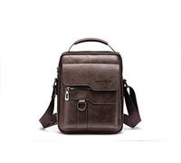 WEIXIER Men's Messenger Bag Retro Large Capacity Shoulder Bag Men's Handbag Travel Backpack (gray)