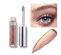 Weixinbuy 12 Colors Liquid Eyeshadow Glitter Metallic Eyeshadow Shining Shimmer Glitter Highly Pigmented Liquid Eyeliner Waterproof Long Lasting(112#Pinch Me)