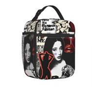 WEIXNCXCJ Anora Movie Mikey Madison Thermal Insulated Lunch Bag for Work Portable Food Container Bags Thermal Cooler Lunch Boxes