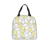 WEIXNCXCJ Buttered Movie Theater Popcorn Insulated Lunch Bag Cooler Bag Lunch Container High Capacity Tote Lunch Box Girl Boy Work Travel
