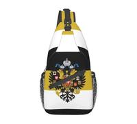 WEIXNCXCJ Cool Russian Empire Flag Sling Bag for Traveling Men Russia Proud Crossbody Chest Backpack Shoulder Daypack