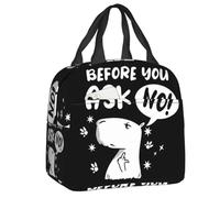 WEIXNCXCJ Custom Capybara Funny Thermal Insulated Lunch Bag Women Portable Lunch Container School Office Outdoor Multifunction Food Box