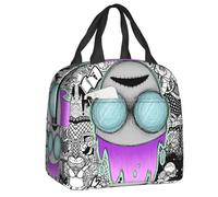 WEIXNCXCJ Custom I-Invaders Z-Zims Poster Resuable Lunch Box for Women Science Fiction Thermal Cooler Food Insulated Lunch Bag School