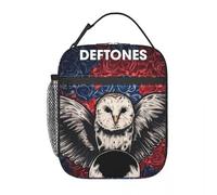 WEIXNCXCJ Custom Star D-Deftones Portable Lunch Boxes for Women Waterproof Thermal Cooler Food Insulated Lunch Bag School Children Student
