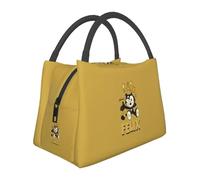 WEIXNCXCJ Felix The Cat Insulated Lunch Bag Leakproof Cartoon Lunch Container Cooler Bag Tote Lunch Box Work Picnic Food Bag