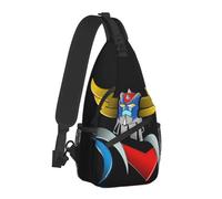 WEIXNCXCJ Grendizer Crossbody Chest Bags UFO Robot Goldrake Pockets Travel Pack Messenger Sports Teens Shoulder Bag Unisex