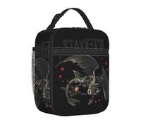 WEIXNCXCJ Hiccup and Toothless Insulated Lunch Bag How to Train Your Dragons Food Container Portable Thermal Cooler Lunch Boxes for Picnic