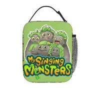 WEIXNCXCJ Insulated Lunch Box My Singing Monsters Games Product Funny Cartoon Gaming Lunch Container INS Trendy Cooler Thermal Lunch Box