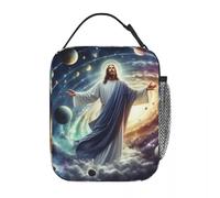 WEIXNCXCJ Jesus Saint Chrisitan Religious Religion Bible Faith Thermal Insulated Lunch Bag for Food Bag Men Women Thermal Cooler Lunch Box