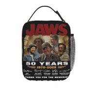 WEIXNCXCJ Lunch Box 50th Anniversary Jaws 1975 Retro Movie Accessories Lunch Food Box New Thermal Cooler Bento Box for Office