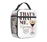 WEIXNCXCJ Lunch Box Sabrina Carpenter That's That Me Espresso Accessories Lunch Container INS Trendy Cooler Thermal Lunch Box for Outdoor