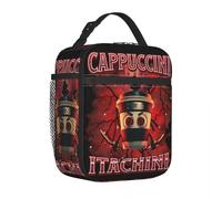 WEIXNCXCJ Lunch Boxes Cappuccini Itachini Italian Brainrot Meme Accessories Lunch Container Multifunction Cooler Thermal Lunch Box