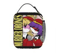 WEIXNCXCJ Murder Drones TV Series Uzi Thermal Insulated Lunch Bags for School Portable Food Container Bags Thermal Cooler Lunch Boxes