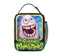 WEIXNCXCJ My Singing Monsters Mammott Funny Icon Insulated Lunch Bags MSM Gaming Food Container Bags Portable Thermal Cooler Lunch Boxes