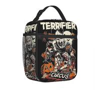 WEIXNCXCJ Retro Terrifier Movie Accessories Insulated Lunch Bag for Travel Clown Horror Art Food Box Portable Thermal Cooler Bento Box