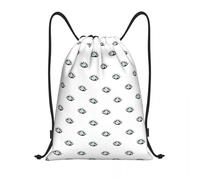 WEIXNCXCJ Turkish Eyes On You Drawstring Backpack Sports Gym Bag for Men Women Mediterranean Nazar Evil Eye Shopping Sackpack