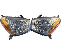 Weixxoai Car Headlight Assembly 1 Pair Car Headlight Headlamp Far And Near Light for Toyota for rav4 Second Generation 2000-2003