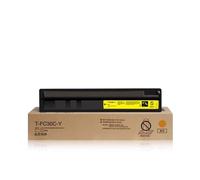 WEIYAOYAOWH 1PCS T-FC30C Toner Cartridge For To-iba e-STUDIO 2051C 2551C 2050C 2550C Yield Compatible Copier Color 30000 Pages(Y-30000 Pages)