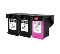 WEIYAOYAOWH Compatible Ink Cartridge 901XL For 901 XL For HP901 Officejet 4500 J4580 J4550 J4540 J4680 J4524 J4535 J4585 Printer(2Black 1Color)