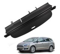 WeiYH Car Retractable Rear Trunk Parcel Shelf for Ford SMAX 2015-2018, Rear Boot Cargo Cover Curtain Shield, boot load luggage cover blind