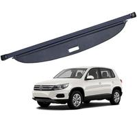 WeiYH Car Retractable Rear Trunk Parcel Shelf for VW Tiguan 5N 2009-2016, Rear Boot Cargo Cover Curtain Shield, boot load luggage cover blind