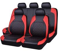 WeiYH Car Seat Covers for Ford Ecosport 2014-2018, Car Leather Seat Cover Sets Breathable Waterproof Non-Slip Front Rear Seat Protectors
