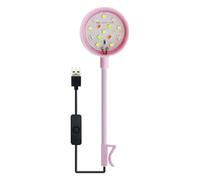 Weiyidea Aquarium Plant Light, Clip On Fish Tank Lamp with 360-Degree Rotation, USB Grass Light for Turtle Tanks, Fish Tanks, Aquarium, Living Room, Offices