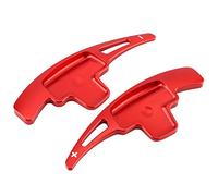 Weiyiroty Car Shift Paddle Shifter Paddle Extension Aluminum Alloy Shell for Mercedes-Benz A B E R M Class Men Women (Red)