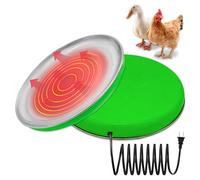 WEIYOONS Heated Chicken Waterer Heater Base Poultry Water Heated Base for Plastic/Metal Poultry Pigeon Drinker Waterer Founts Winter Chicken Coop Accessories 45W 110V-250V