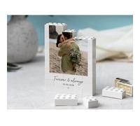 WEIYOUDP Custom Photo Building Blocks for Couples,Personalised Anniversary Photo Gift,Personalized Picture Puzzle Frames,Romantic Keepsake Gifts for Him Her,Birthday Gift for Couple,Wedding (M)