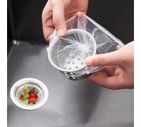 WEIYSHIGSH Kitchen Sink Strainer Mesh Bag- 200PCS Disposable mesh Sink Strainer Bags - Sink Drain Strainer - Suitable for Most Sizes of Kitchen Drainage Basket