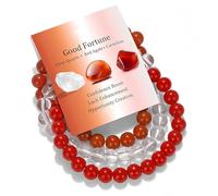 WEIZAIJY Crystal Beaded Bracelet for Women 3 Pack - Natural Stone Chakra Healing Bracelets for Anxiety & Stress Relief, Meditation Yoga Gifts