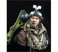 weizhang 1/10 Movie theme World War II British pilot resin character bust model unpainted and self-assembled miniature model kit-TI46118