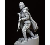 weizhang 1/16 WWII Soviet female patrol soldier resin figure model unpainted and self-assembled miniature model kit-KV1582