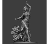 weizhang 1/24 Fantasy theme ancient female dancer resin figure model unpainted and self-assembled miniature model kit-K49V97