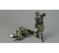 weizhang 1/35 Resin Soldier Model Kit for Wounded German Soldiers of World War II (2 persons) unpainted and self-assembled die-casting miniature kit-K6A1343