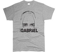 WEIZHINA Peter Gabriel T Shirt män Normal Passform Grey L