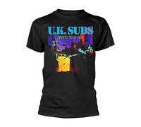 WEIZHINA UK Subs T Shirt Age Punk Charlie Harper Black XL