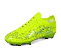WEJIESS Football Boots Mens Youth Outdoor Professional Football Shoes Athletic Training Shoes High-top Football Match Sport Spike Shoes