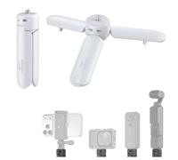 Wejinron Mini Tripod 1/4“ Screw Thread Accessories for DJI Osmo Pocket 4P/Insta360 Luna Ultra, Quick-release, Portable, Lightweight (White)
