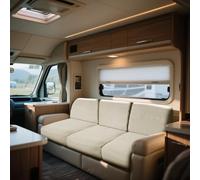 WEJOY Seat Cover Stretch for Caravan Non-slip RV Dinette Cushion Covers Couch Cushion Covers for Camper Sofa Bench