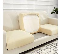 WEJOY Sofa Seat Cushion Cover, Stretch Seat Cushion Protector, Elastic Cushion Cover, Cover Cover for Sofa Seat Cushion, Non-slip Fabric Tartan