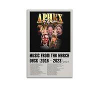 WEJWHHTHUU Aphex Twin Music From The Merch Desk Posters Canvas Cover Print Aesthetic Poster Modern Art Painting for Living Room 08x12inch(20x30cm) Unframe-style
