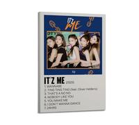 WEJWHHTHUU ITZY IT'z ME Posters Canvas Cover Print Aesthetic Poster Modern Art Painting for Living Room 08x12inch(20x30cm) Frame-style